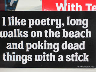 Sign with humorous text about hobbies.