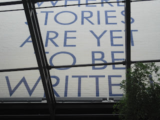 Stories are yet to be written mural.